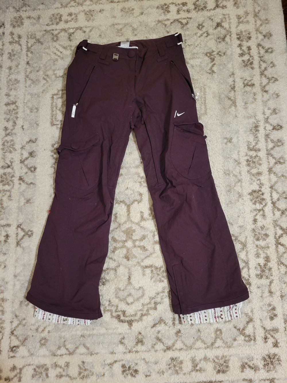 Nike Maroon Cargo Jogger Snow Pants